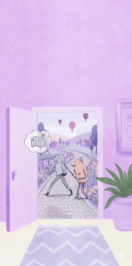 Illustration on sign in page